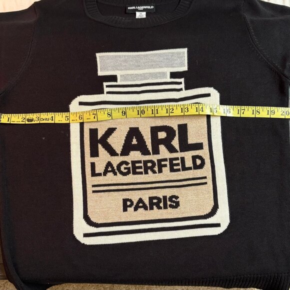 Karl Lagerfeld Paris perfume bottle Sweater - Picture 6 of 8